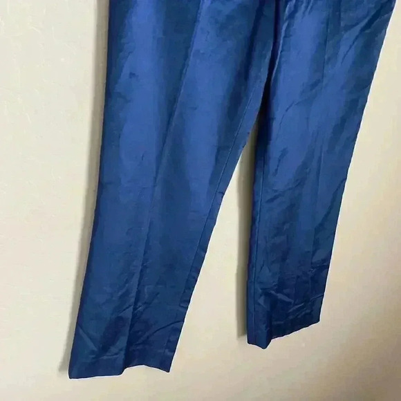 Rag & Bone Libby Velvet Cropped Pants Denim Blue Size 4 - Picture 5 of 15